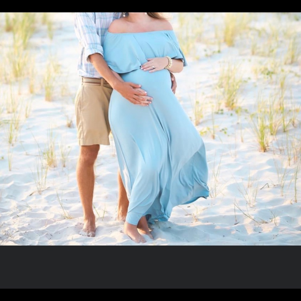 Maternity Photoshoot Maxi Dress - Size M